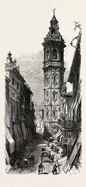 Valencia, Spain, 19th century engraving