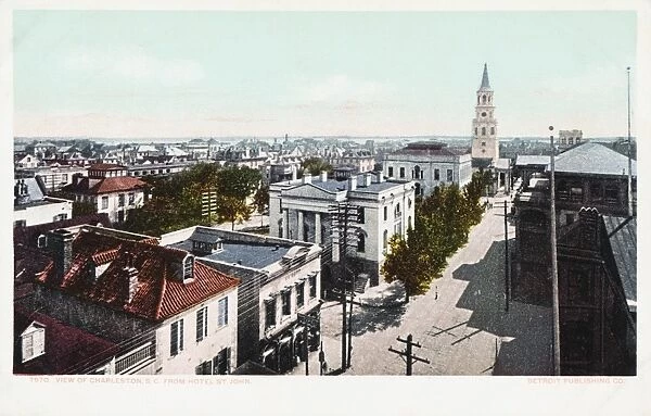 View of Charleston, S. C. Postcard. ca. 1905-1939, View of Charleston, S. C. Postcard