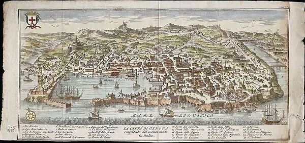 View of Genoa, drawing