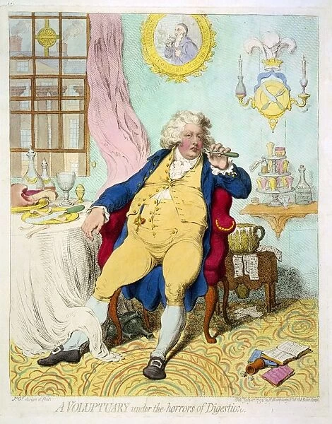 A Voluptuary under the horrors of digestion George IV ( Prince Regent 1811-1820)