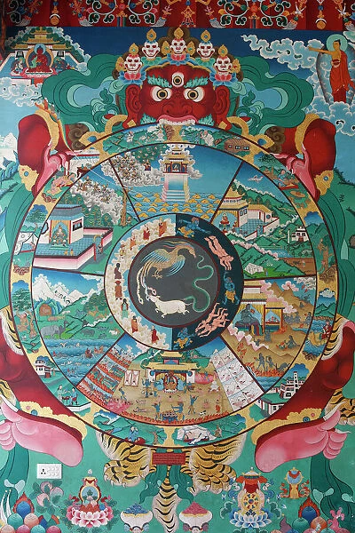 Wheel of life or wheel of Samsara