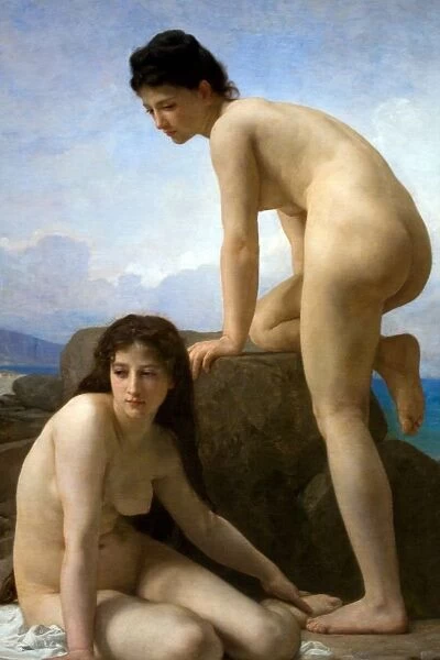 William-Adolphe Bouguereau (1825 - 1905) French academic painter The Bather 1870