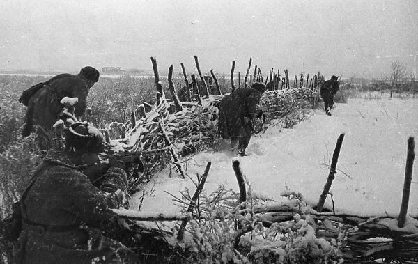 World war 2, battle of stalingrad, scouts northwest of stalingrad, january 1943
