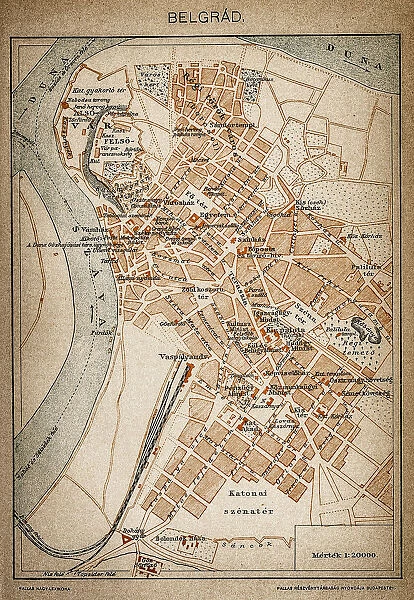 Belgrade map 1893