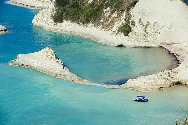 Drastis Cape on Corfu Island, Ionian Islands, Greece