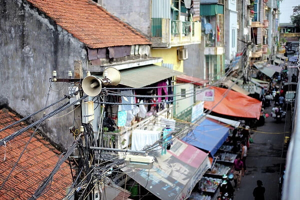 Speaker, Roof, Old Quarter, Center, Hanoi