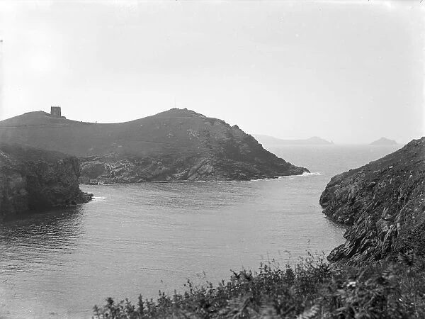 The cove and Rumps Point, Port Quin, St Endellion, Cornwall. 1906