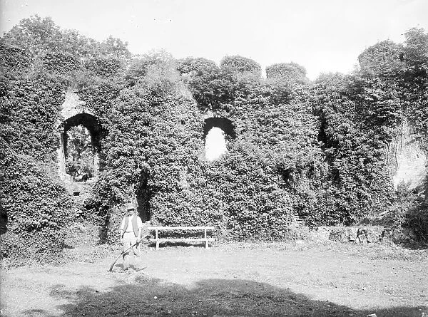 Restormel Castle, Lanlivery Parish, Cornwall. Early 1900s