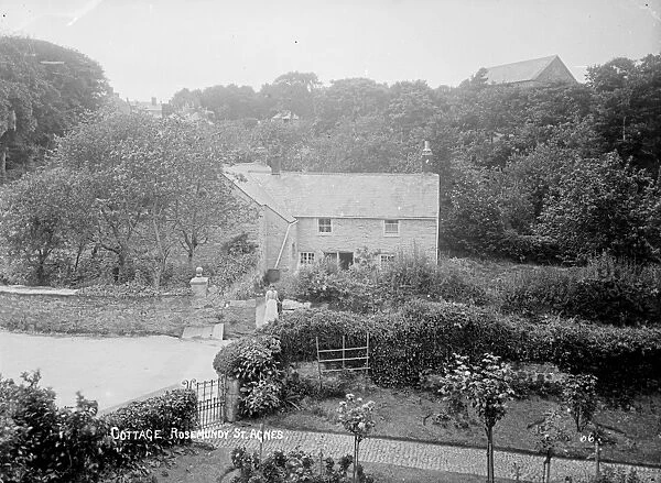 Rosemundy Cottage, St Agnes, Cornwall. Early 1900s