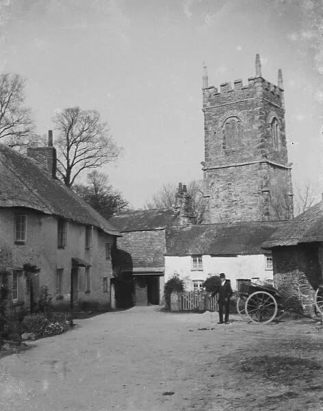 St Clement Churchtown, Cornwall. Early 1900s