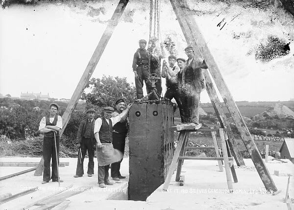 St Ives Consols Mine, St Ives, Cornwall. 17th June 1910