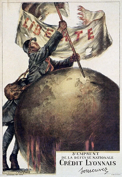 The 3rd National Defence Loan, 1917 (colour litho)