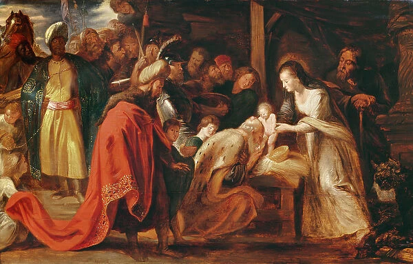 The Adoration of the Magi, c. 1617-18 (oil on canvas)
