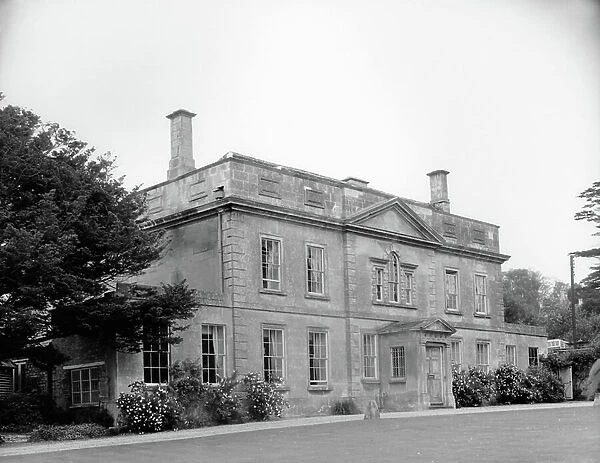 Alderley Grange, from Country Houses of the Cotswolds (b / w photo)