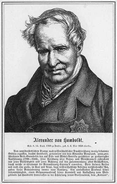 Alexander von Humboldt (engraving)
