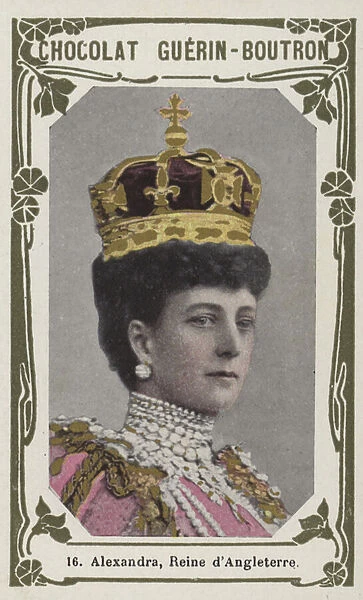Alexandra, Reine d Angleterre (coloured photo)
