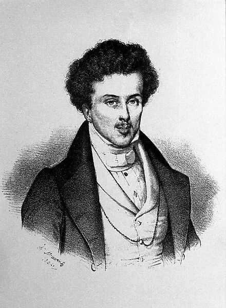 Alexandre Dumas at the age of Twenty-Nine, engraving around 1884
