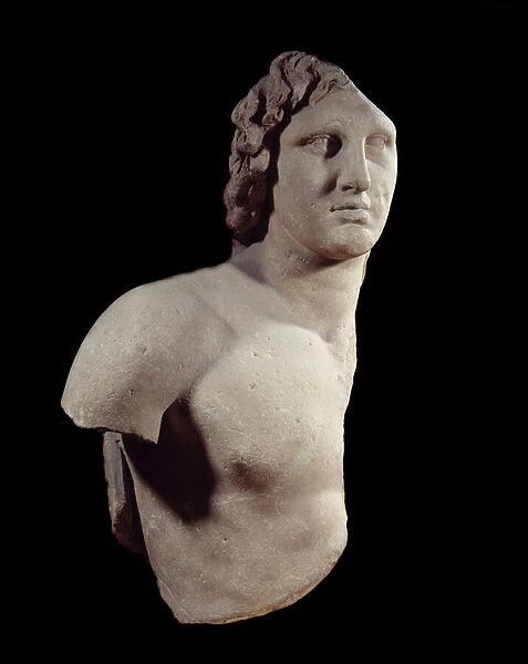 Alexandre le Grand dit Inopos'Marble sculpture around 100 BC Paris