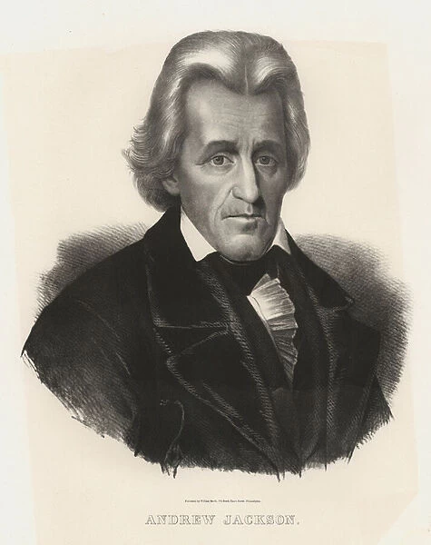 Andrew Jackson, seventh President of the United States of America (litho)
