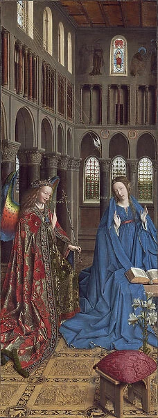 The Annunciation, c. 1434- 36 (oil on canvas)