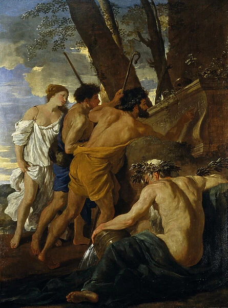 The Arcadian Shepherds (oil on canvas)