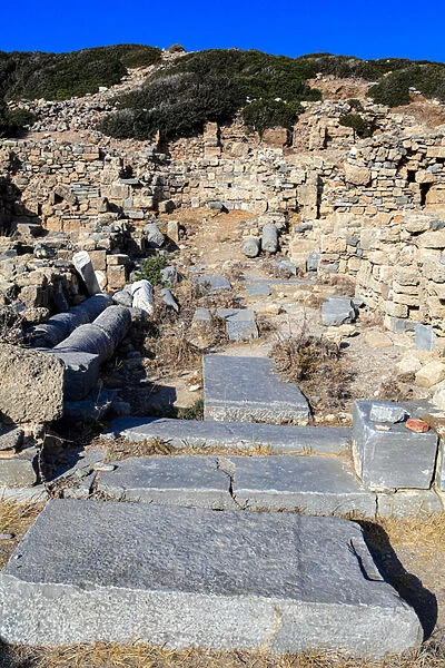 Archeological site of Itanos. Eastern coast of crete