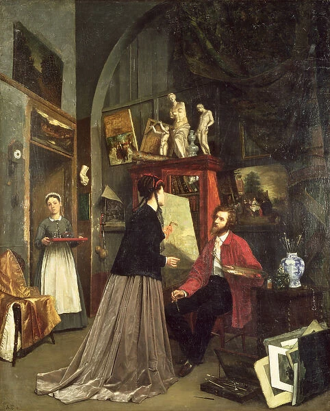 The Artists Studio (signed A. T. 68)