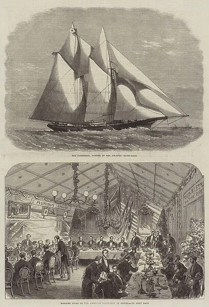 The Atlantic Yacht Race (engraving)