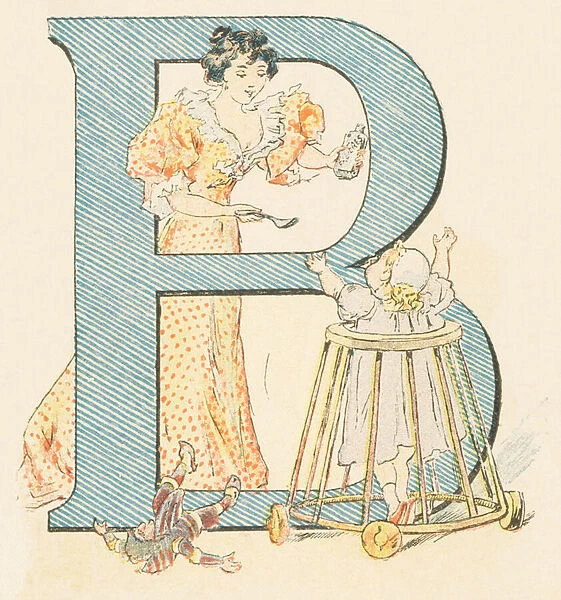 B: Bebe. 6345919 B: Bebe by Devambez (1844-1923); 20x15.5 cm; (add.info.