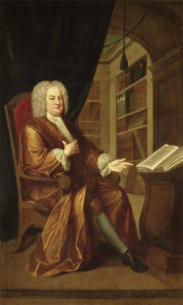 Benjamin Moreland, High Master of St Pauls School, 1724 (oil on canvas)