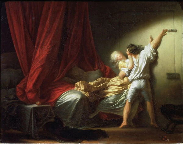 The Bolt (or the Lock) - oil on canvas, 1777