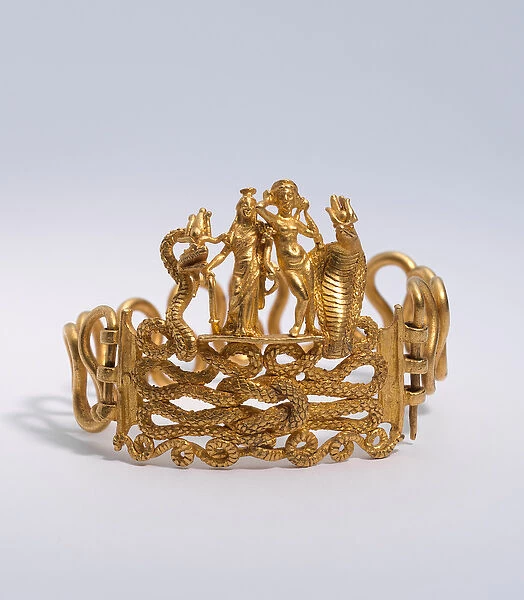 Bracelet with Agathodaimon, Isis-Tyche, Aphrodite, and Terenouthis, 1st (gold)