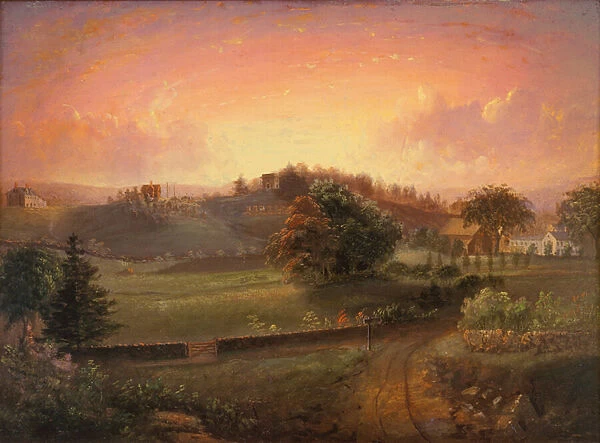 Brook Farm, 1844 (oil on panel)
