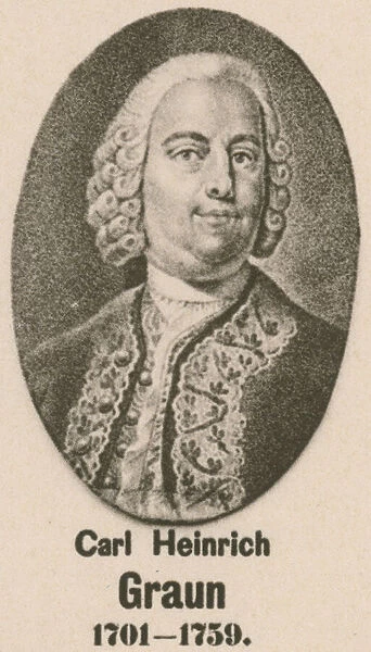 Carl Heinrich Graun (gravure)