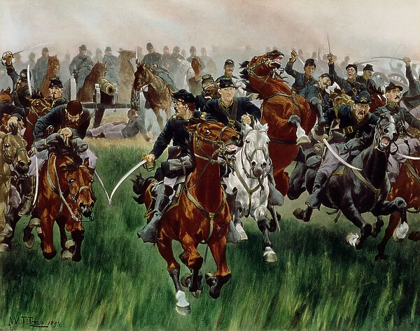 The Cavalry, 1895 (w  /  c on paper)
