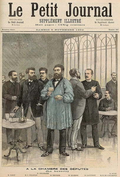 The Chamber of Deputies: The Refreshment Room, from Le Petit Journal, 5th November 1892