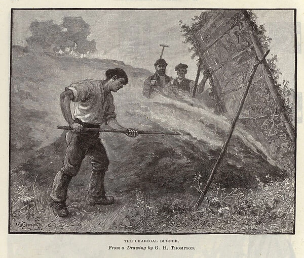 The Charcoal Burner (engraving)