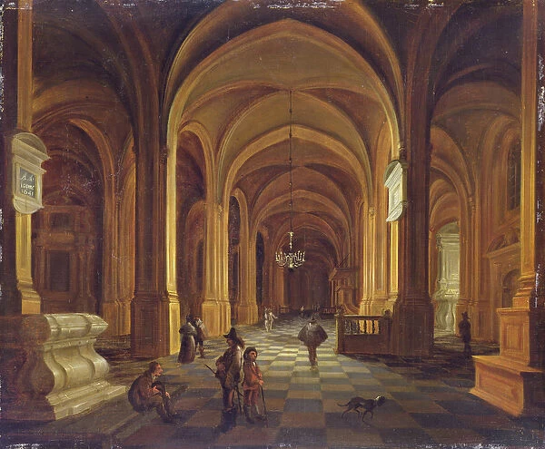 The Church of Allermohe, 1895 (oil on canvas)