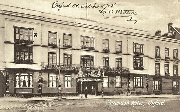 Clarendon Hotel, Oxford (b  /  w photo)