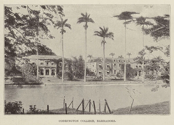Codrington College, Barbadoes (b  /  w photo)
