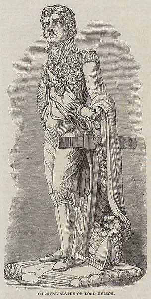 Colossal Statue of Lord Nelson (engraving)