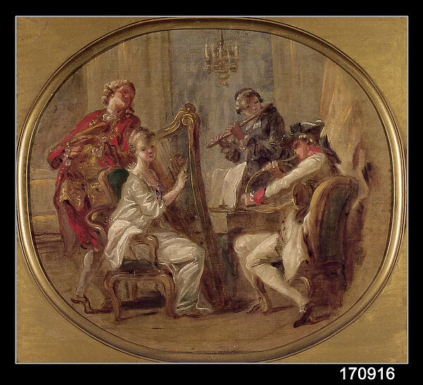Concert with Four Figures, c. 1774 (oil on canvas)