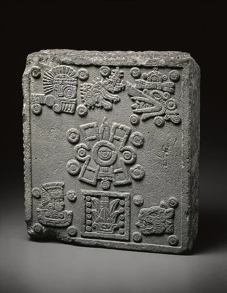 Coronation Stone of Motecuhzoma II (Stone of the Five Suns), 1503 (basalt)