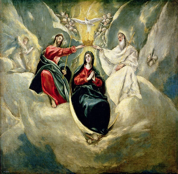 The Coronation of the Virgin, c. 1591-92 (oil on canvas)