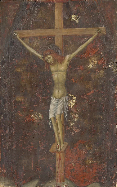 The Crucifixion (reverse), c. 1415 (tempera on panel)