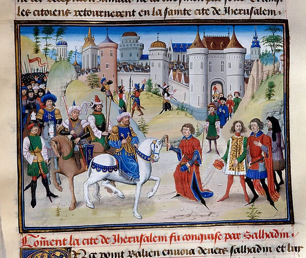 Third Crusade: the capture of Jerusalem by Sultan Saladin (1138-1193