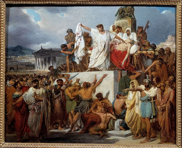 The death of Jules Cesar Jules Cesar (Giulio Cesare or Julius Caesar
