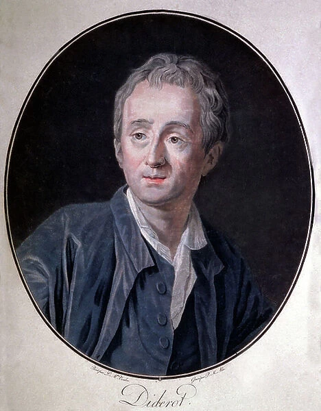 Denis Diderot, 18th century (engraving)