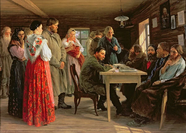 A District Court, 1888 (oil on canvas)