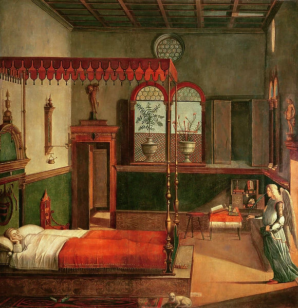 Dream of St. Ursula, 1495 (tempera on canvas) (see 156167 for detail)